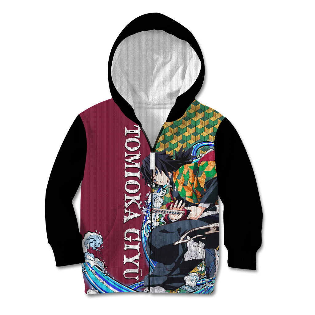 Tomioka Giyū - Demon Slayer Kid Hoodie Anime Style