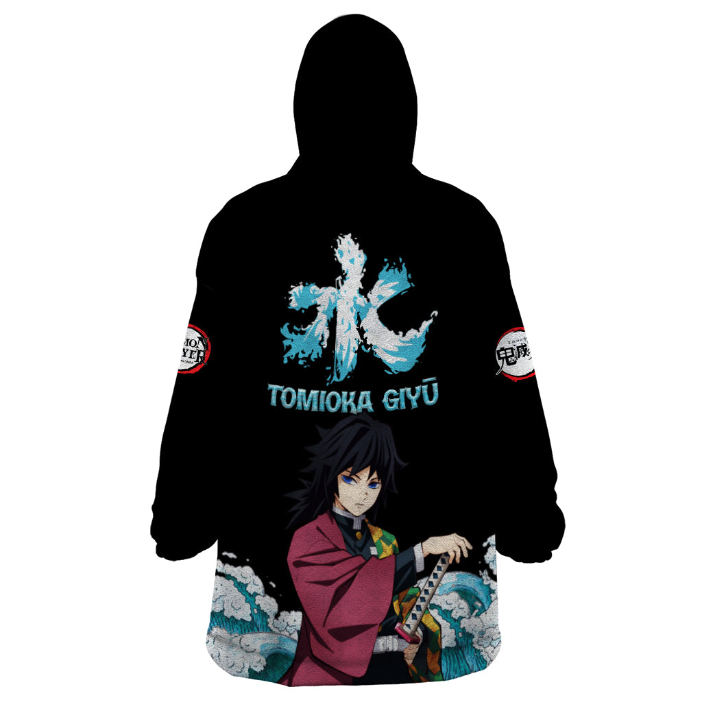 Tomioka Giyū - Demon Slayer Wearable Blanket Hoodie Anime Style