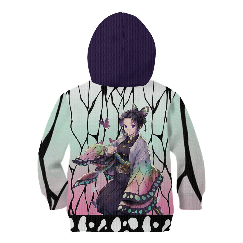 Shinobu Kocho - Demon Slayer Kid Hoodie Anime Style Art