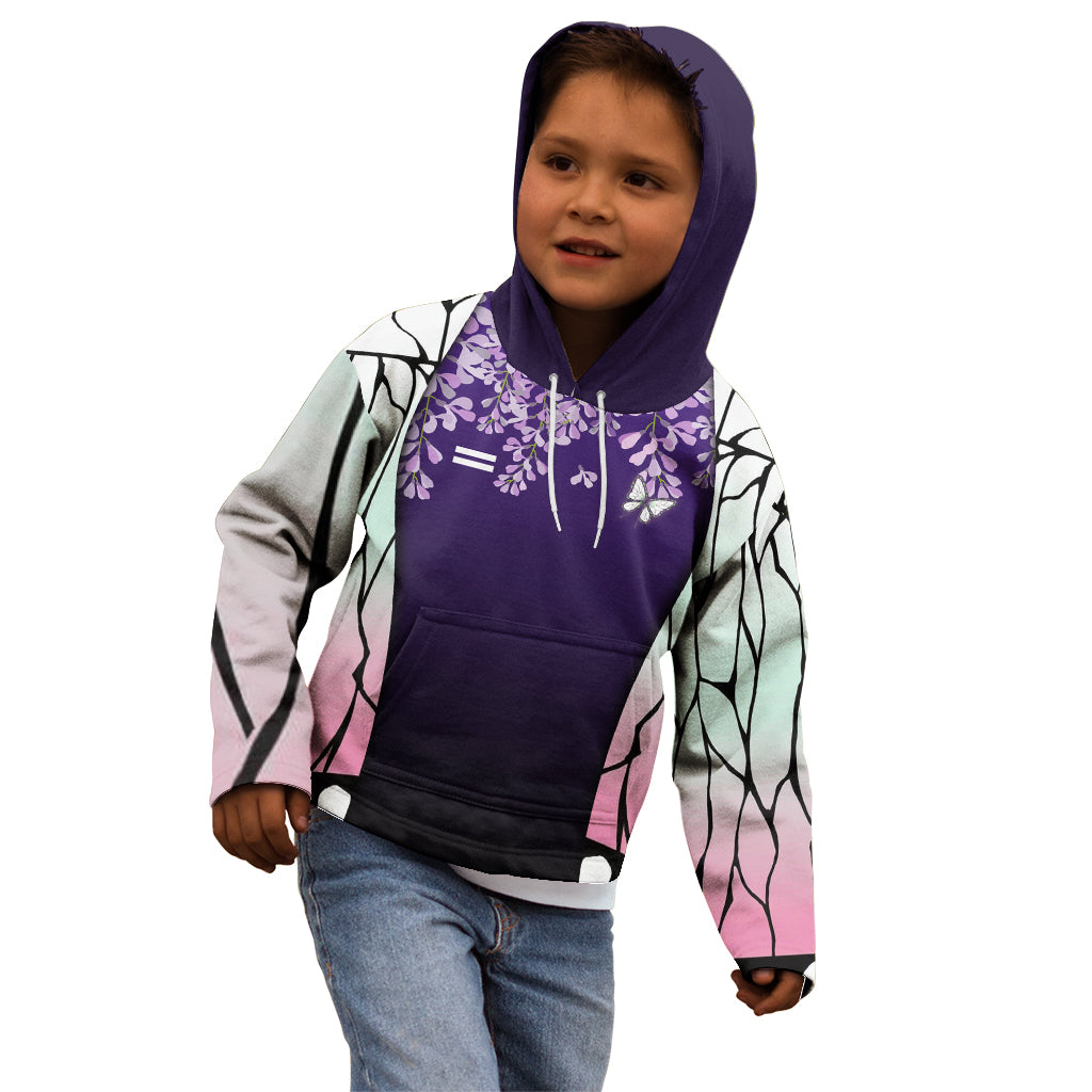 Shinobu Kocho - Demon Slayer Kid Hoodie Anime Style Art