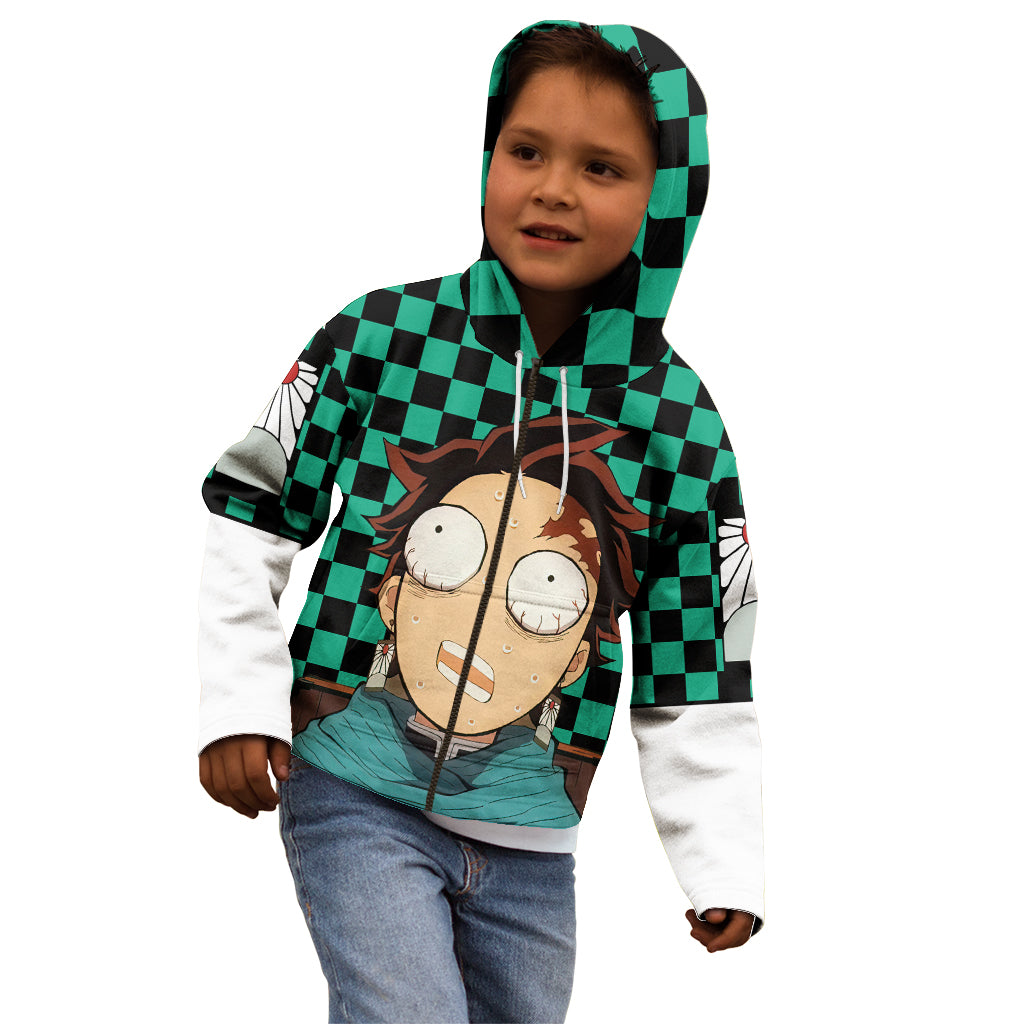 Kimetsu Tanjro Demon Slayer Kid Hoodie Anime Style