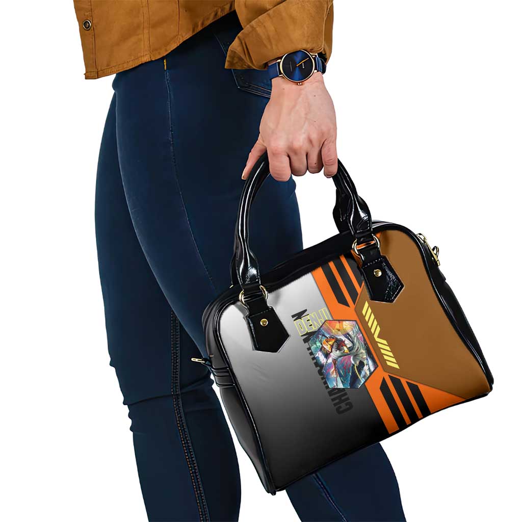 Denji from Chainsaw Man Shoulder Handbag with Energetic Posing and Chainsaw Demon Design - The Mazicc