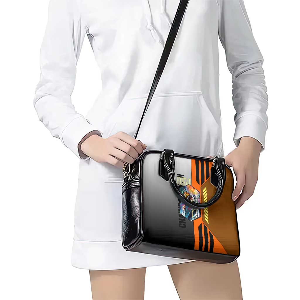 Denji from Chainsaw Man Shoulder Handbag with Energetic Posing and Chainsaw Demon Design - The Mazicc