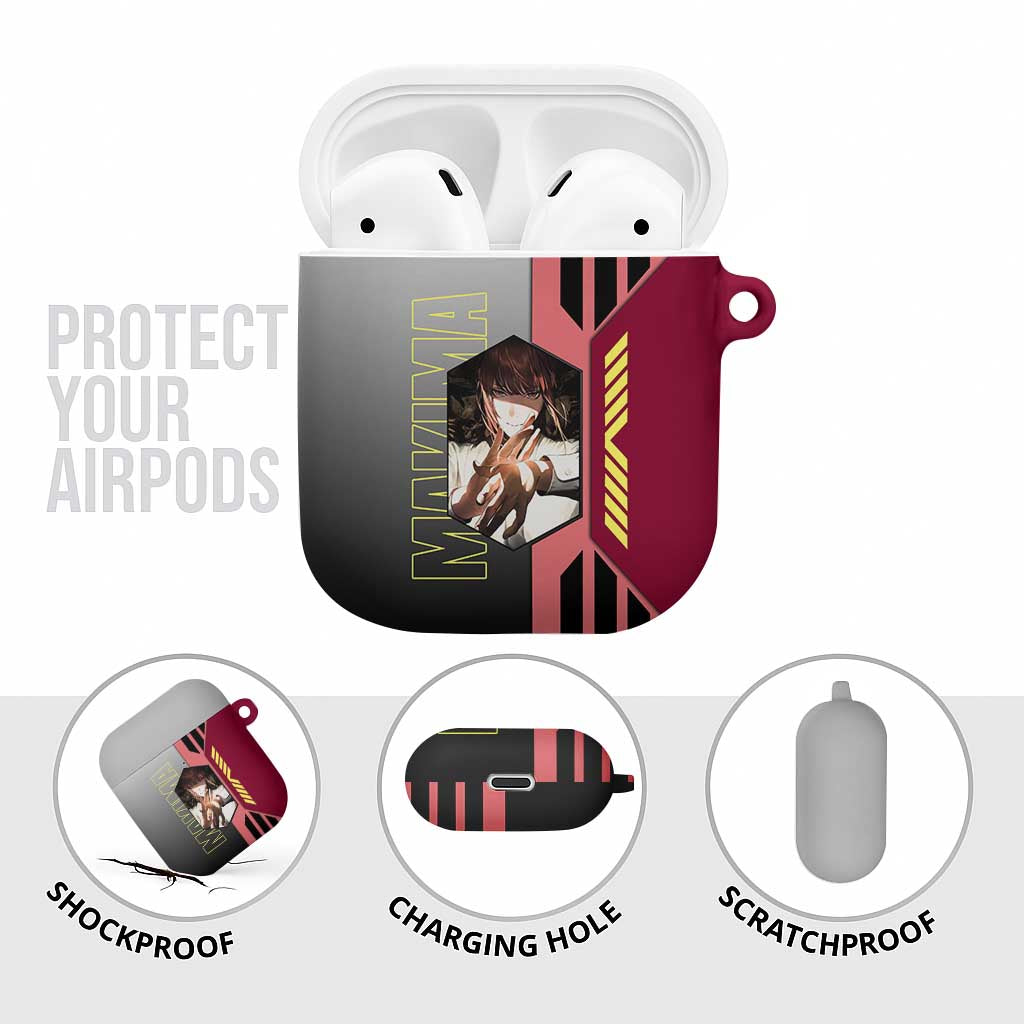 Makima from Chainsaw Man AirPods Case with Cool Posing and Character Design - The Mazicc