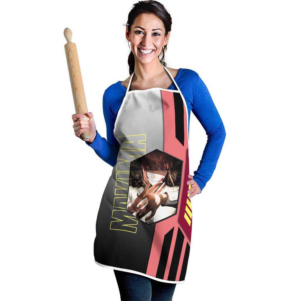 Makima from Chainsaw Man Apron with Cool Posing and Character Design - The Mazicc
