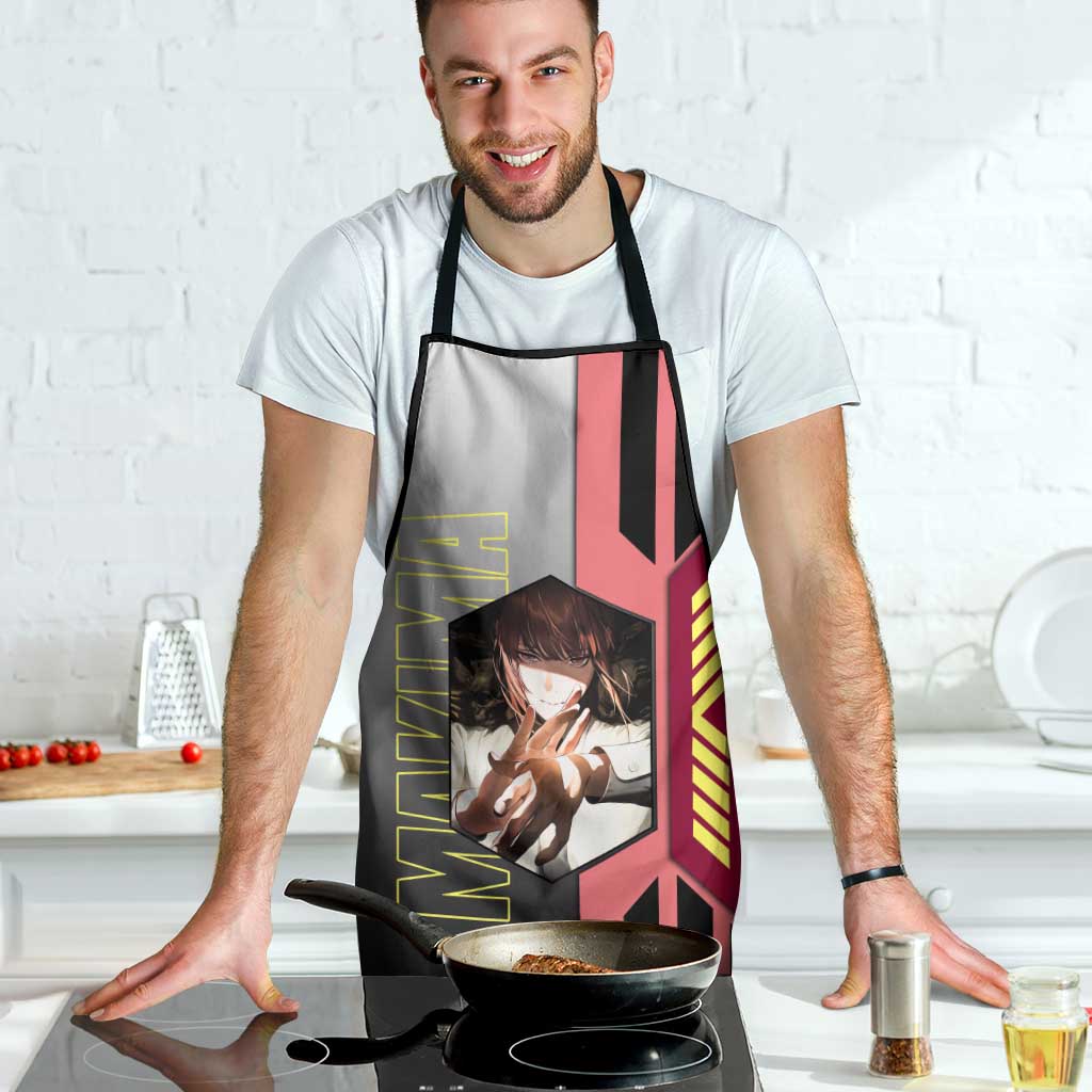 Makima from Chainsaw Man Apron with Cool Posing and Character Design - The Mazicc
