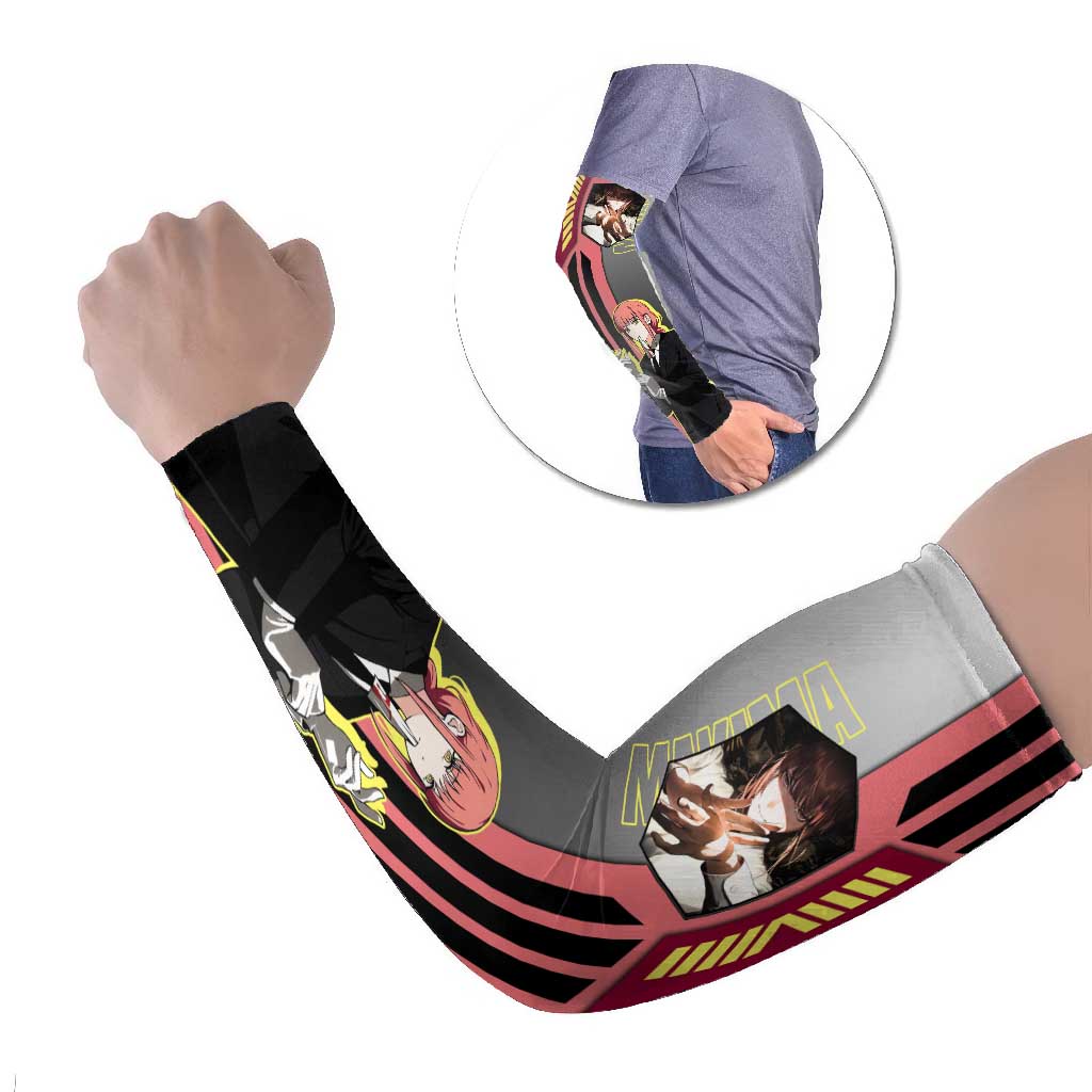 Makima from Chainsaw Man Arm Sleeves with Cool Posing and Character Design - The Mazicc