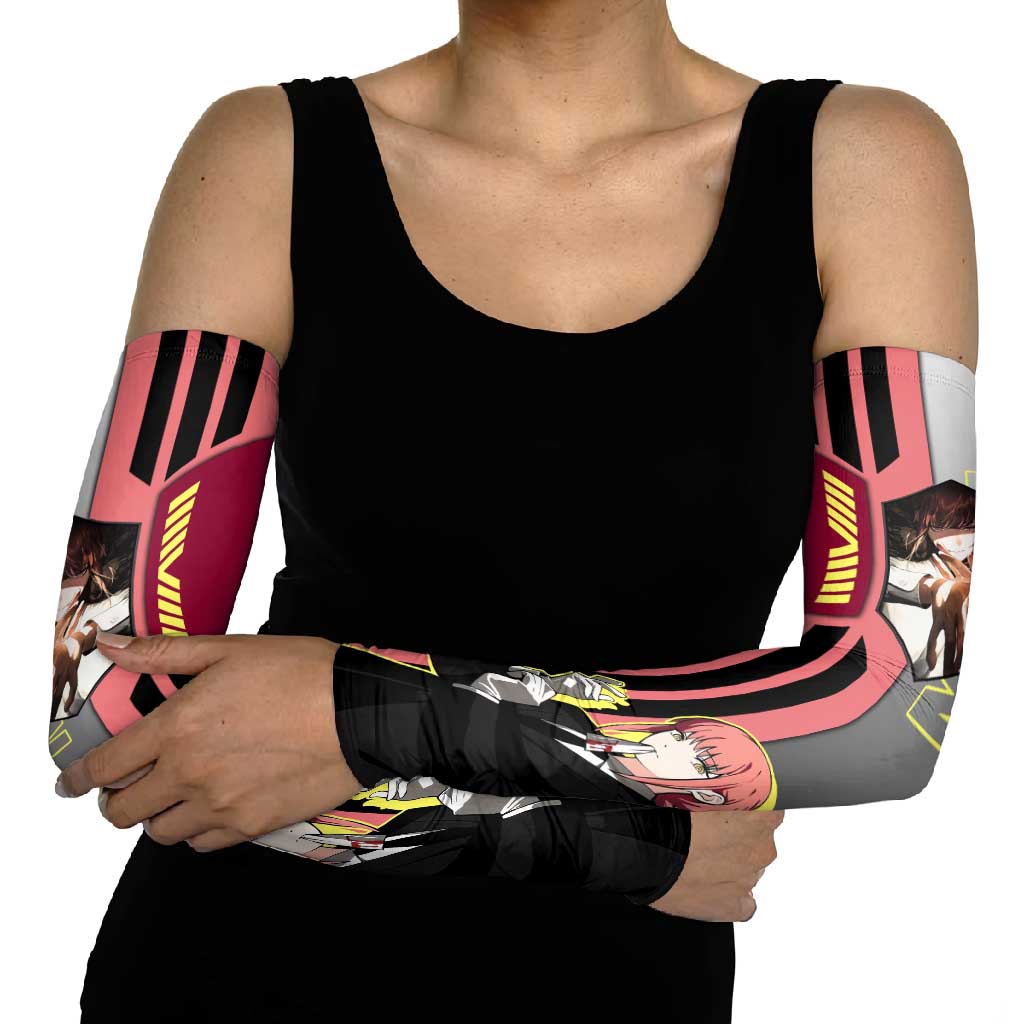 Makima from Chainsaw Man Arm Sleeves with Cool Posing and Character Design - The Mazicc