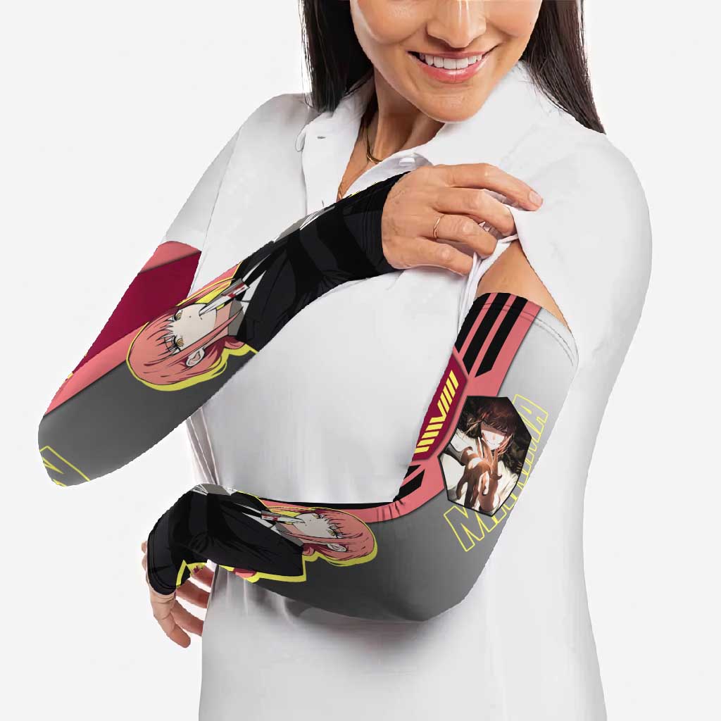 Makima from Chainsaw Man Arm Sleeves with Cool Posing and Character Design - The Mazicc