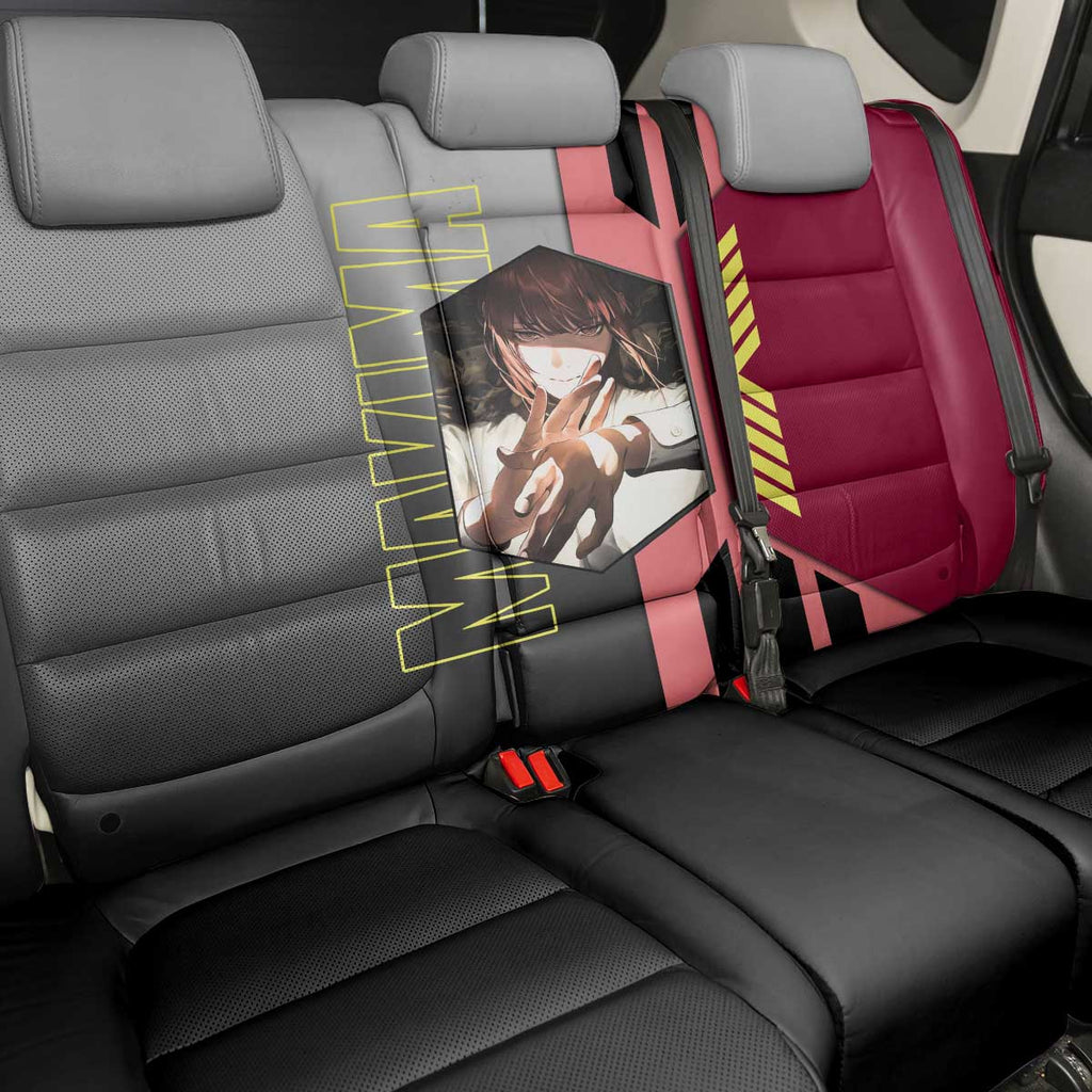 Makima from Chainsaw Man Back Car Seat Cover with Cool Posing and Character Design - undefined