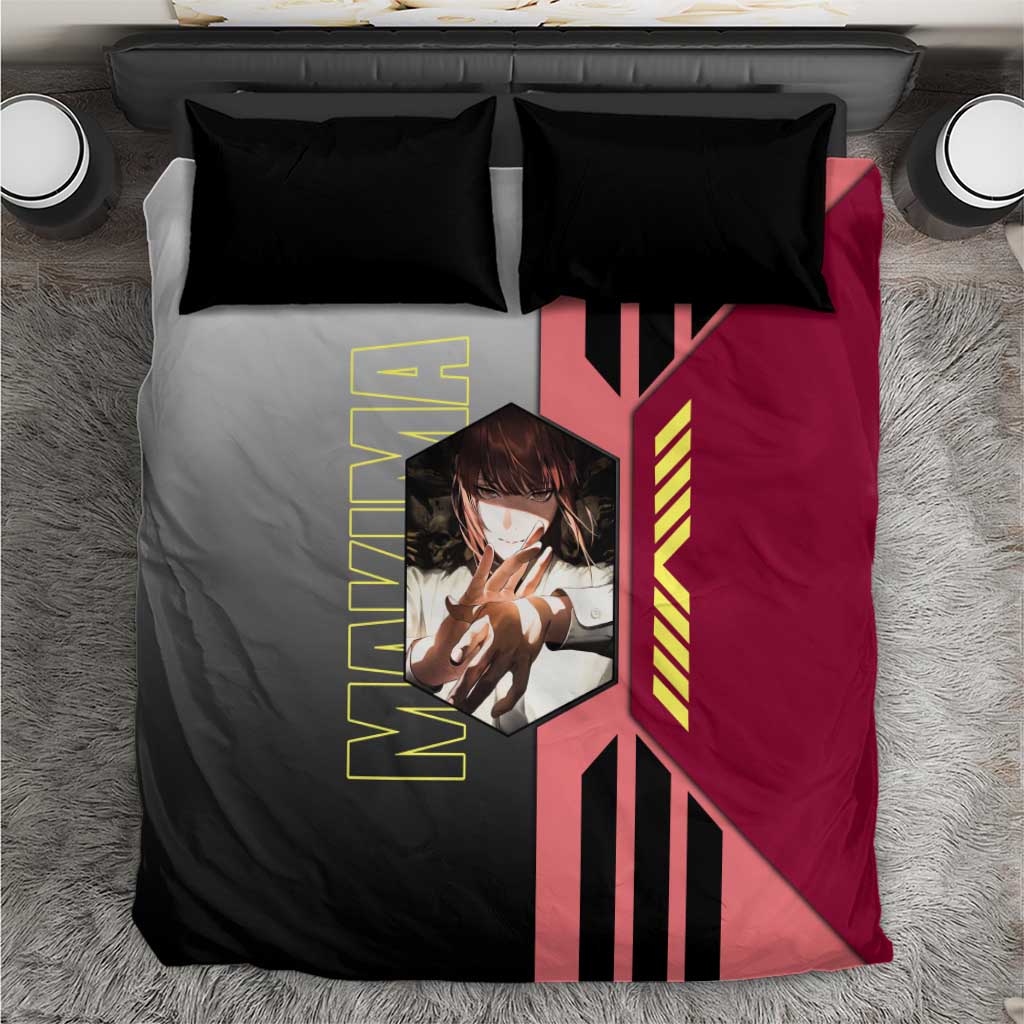 Makima from Chainsaw Man Bedding Set with Cool Posing and Character Design - The Mazicc