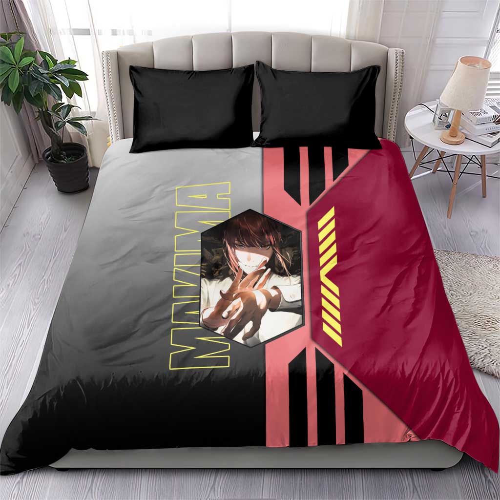 Makima from Chainsaw Man Bedding Set with Cool Posing and Character Design - The Mazicc