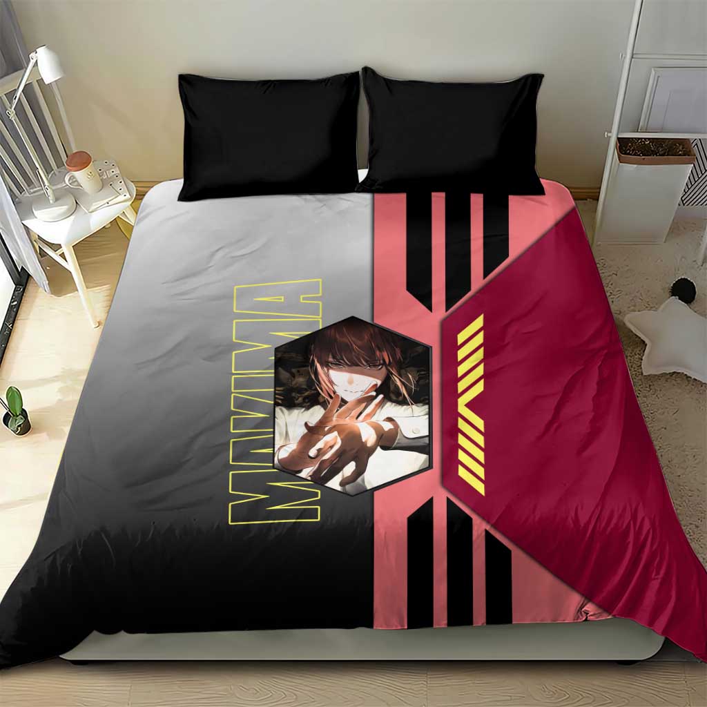 Makima from Chainsaw Man Bedding Set with Cool Posing and Character Design - The Mazicc
