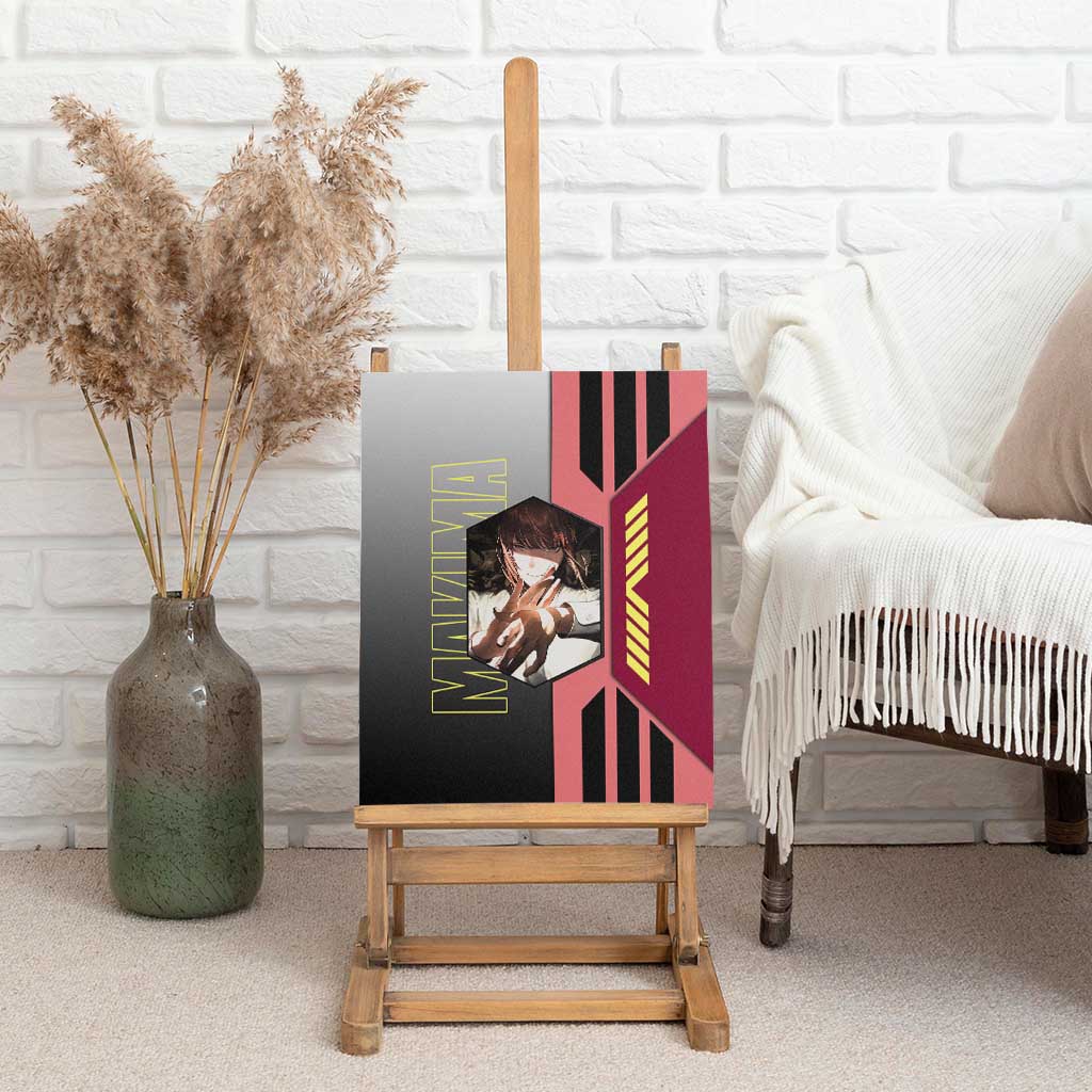 Makima from Chainsaw Man Canvas Wall Art with Cool Posing and Character Design - The Mazicc