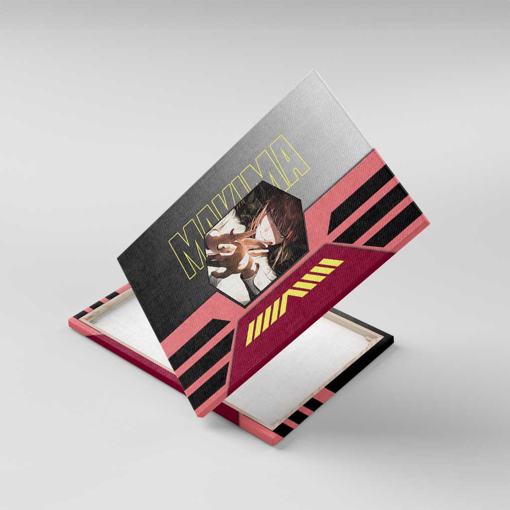 Makima from Chainsaw Man Canvas Wall Art with Cool Posing and Character Design - The Mazicc