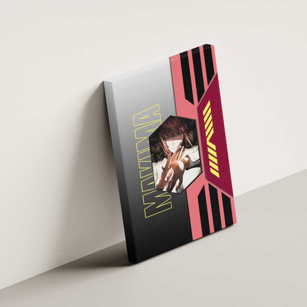 Makima from Chainsaw Man Canvas Wall Art with Cool Posing and Character Design - The Mazicc