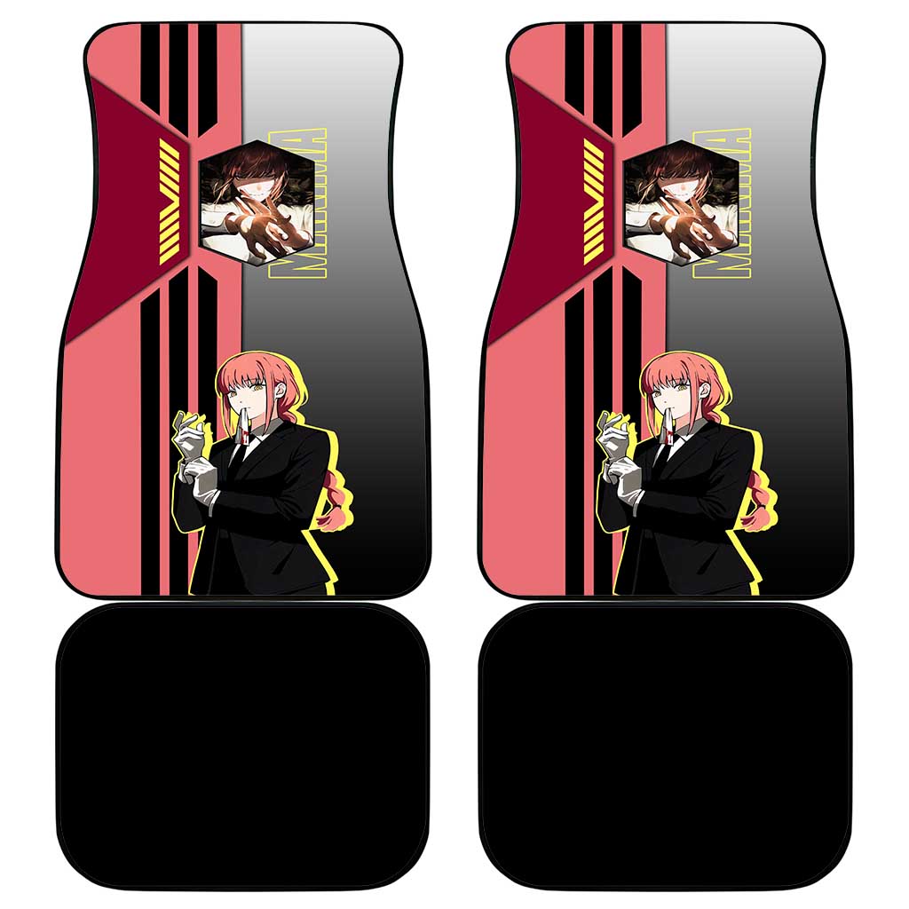 Makima from Chainsaw Man Car Mats with Cool Posing and Character Design - The Mazicc