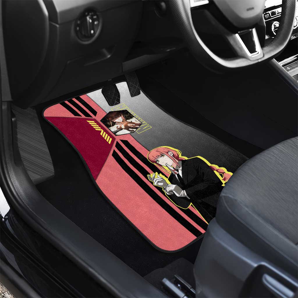 Makima from Chainsaw Man Car Mats with Cool Posing and Character Design - The Mazicc