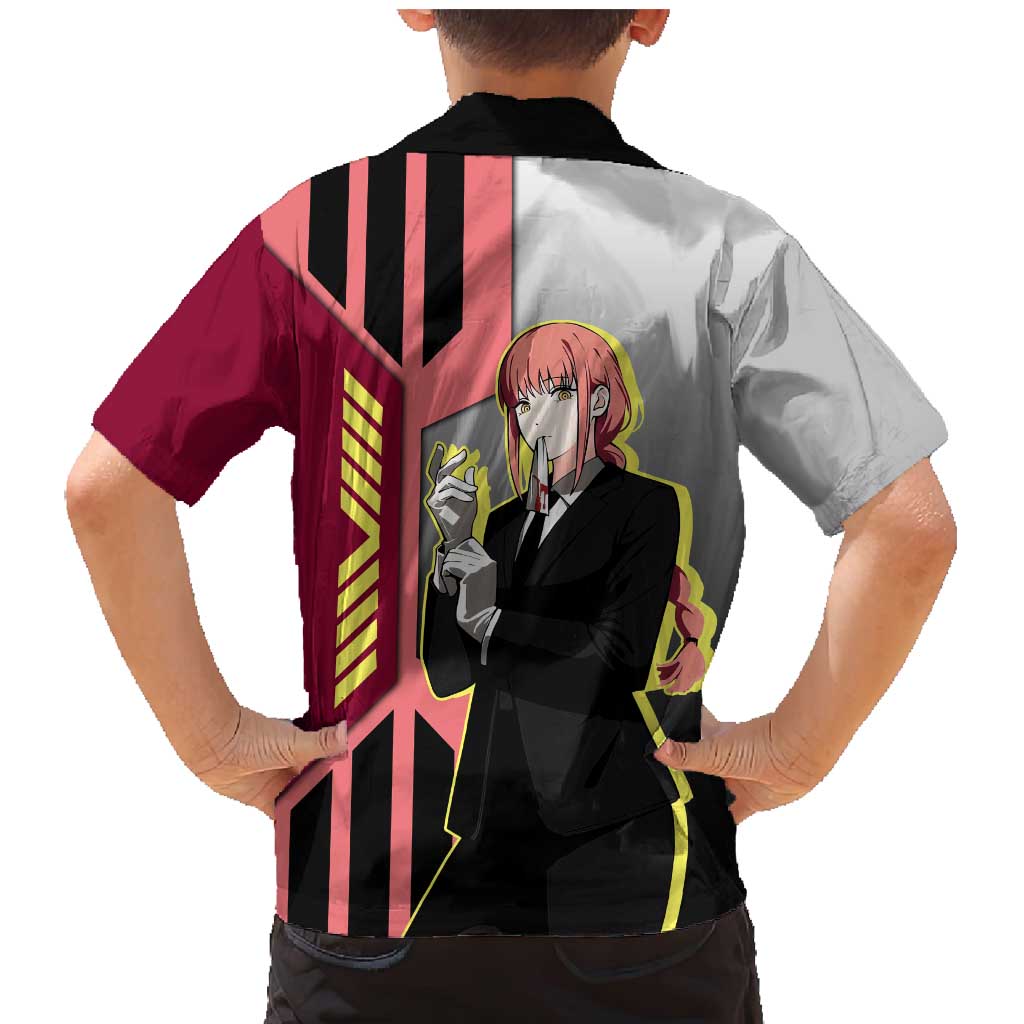 Makima from Chainsaw Man Family Matching Mermaid Dress and Hawaiian Shirt with Cool Posing and Character Design - The Mazicc
