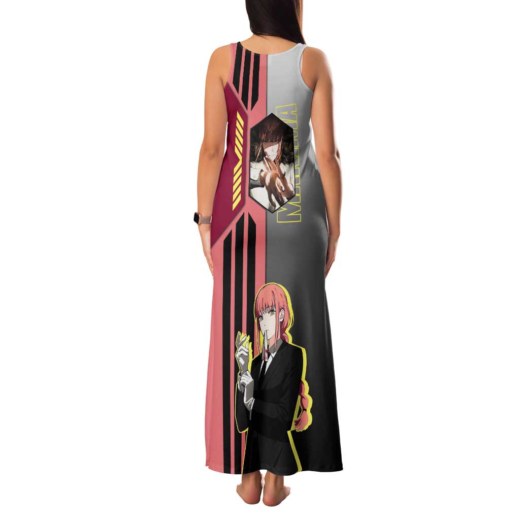 Makima from Chainsaw Man Family Matching Tank Maxi Dress and Hawaiian Shirt with Cool Posing and Character Design - The Mazicc