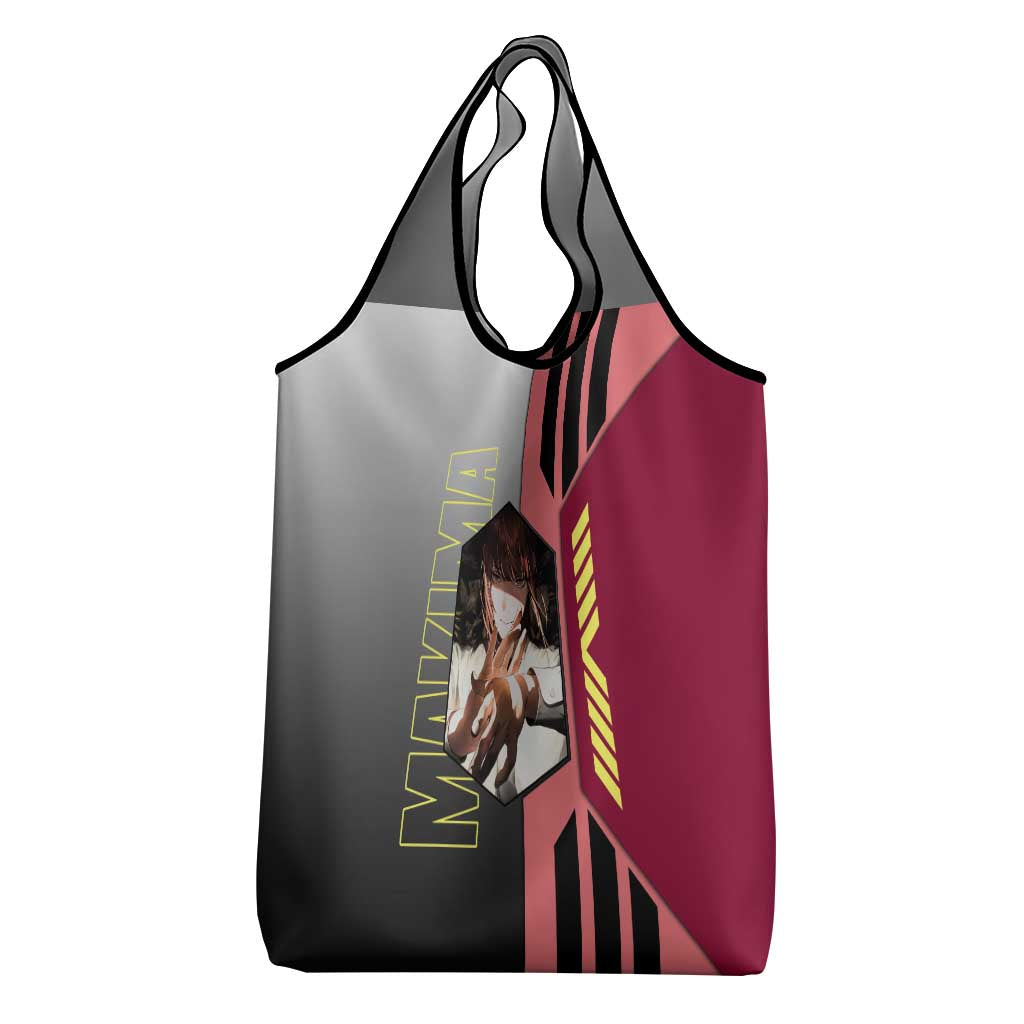 Makima from Chainsaw Man Grocery Bag with Cool Posing and Character Design - The Mazicc
