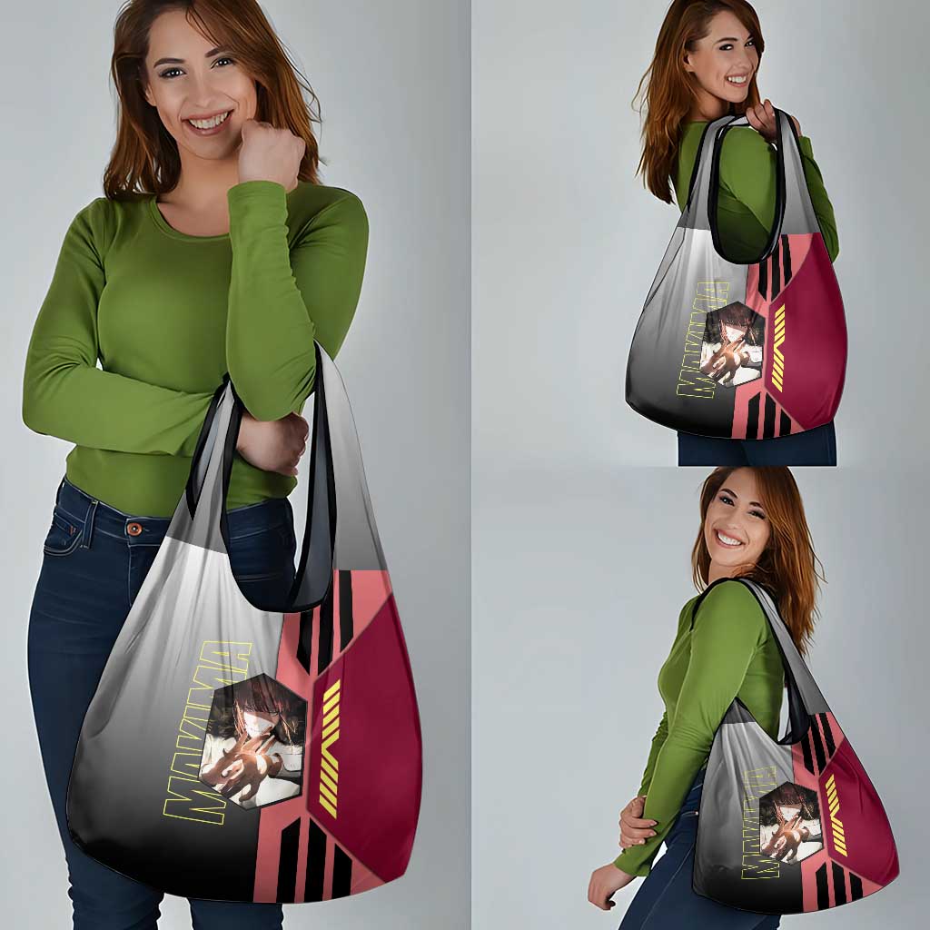 Makima from Chainsaw Man Grocery Bag with Cool Posing and Character Design - The Mazicc