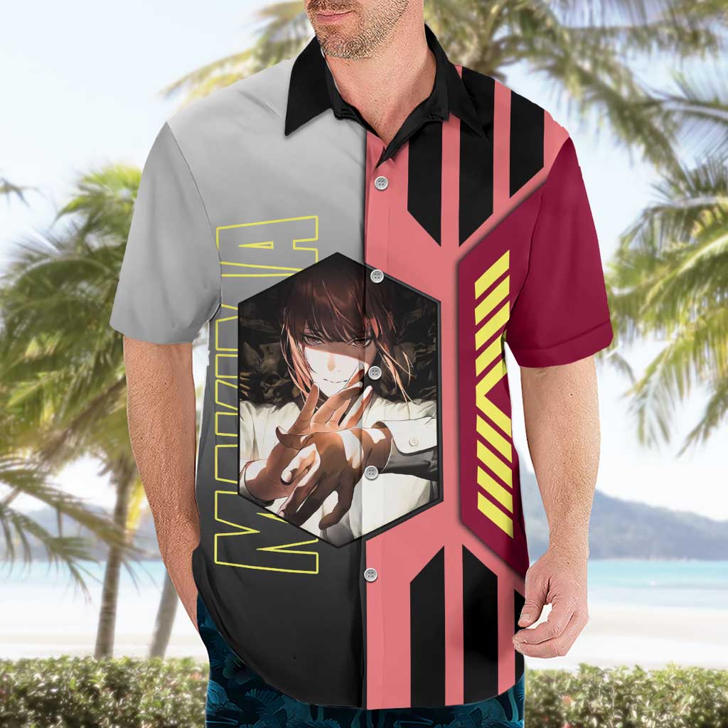 Makima from Chainsaw Man Hawaiian Shirt with Cool Posing and Character Design - The Mazicc