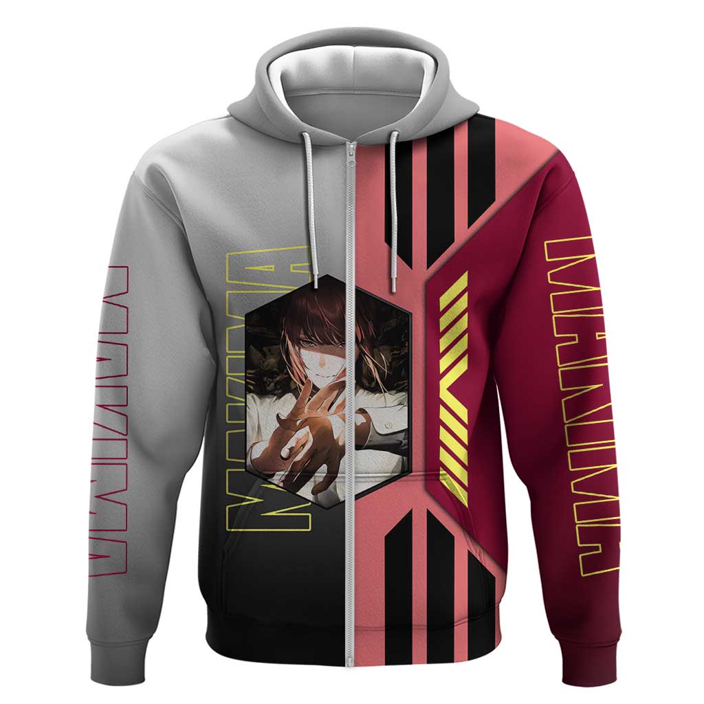 Makima from Chainsaw Man Hoodie with Cool Posing and Character Design - The Mazicc