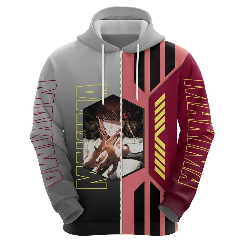 Makima from Chainsaw Man Hoodie with Cool Posing and Character Design - The Mazicc