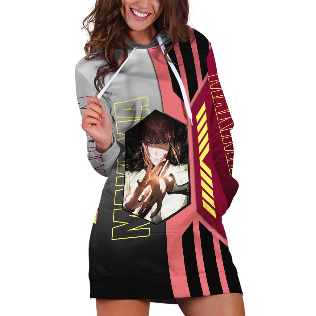 Makima from Chainsaw Man Hoodie Dress with Cool Posing and Character Design - The Mazicc
