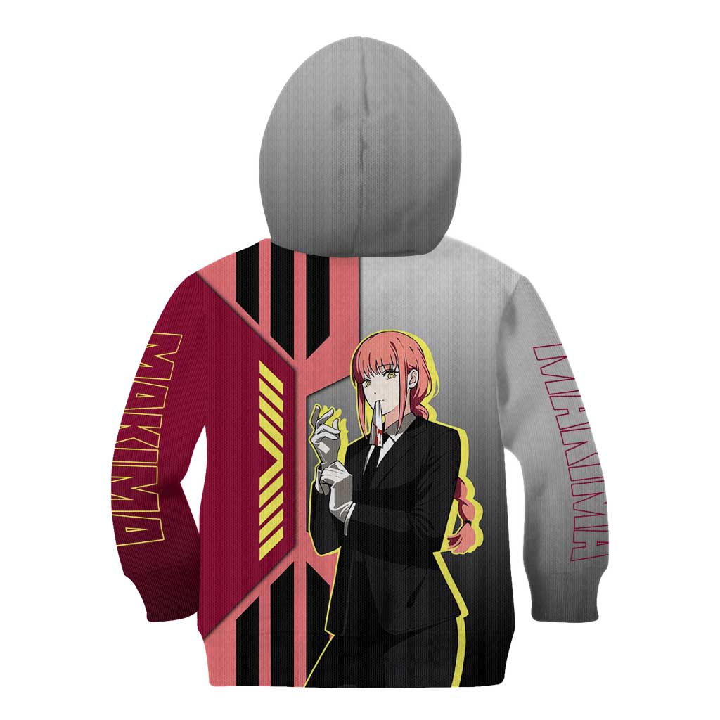 Makima from Chainsaw Man Kid Hoodie with Cool Posing and Character Design - The Mazicc