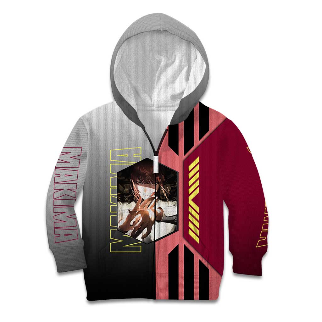 Makima from Chainsaw Man Kid Hoodie with Cool Posing and Character Design - The Mazicc