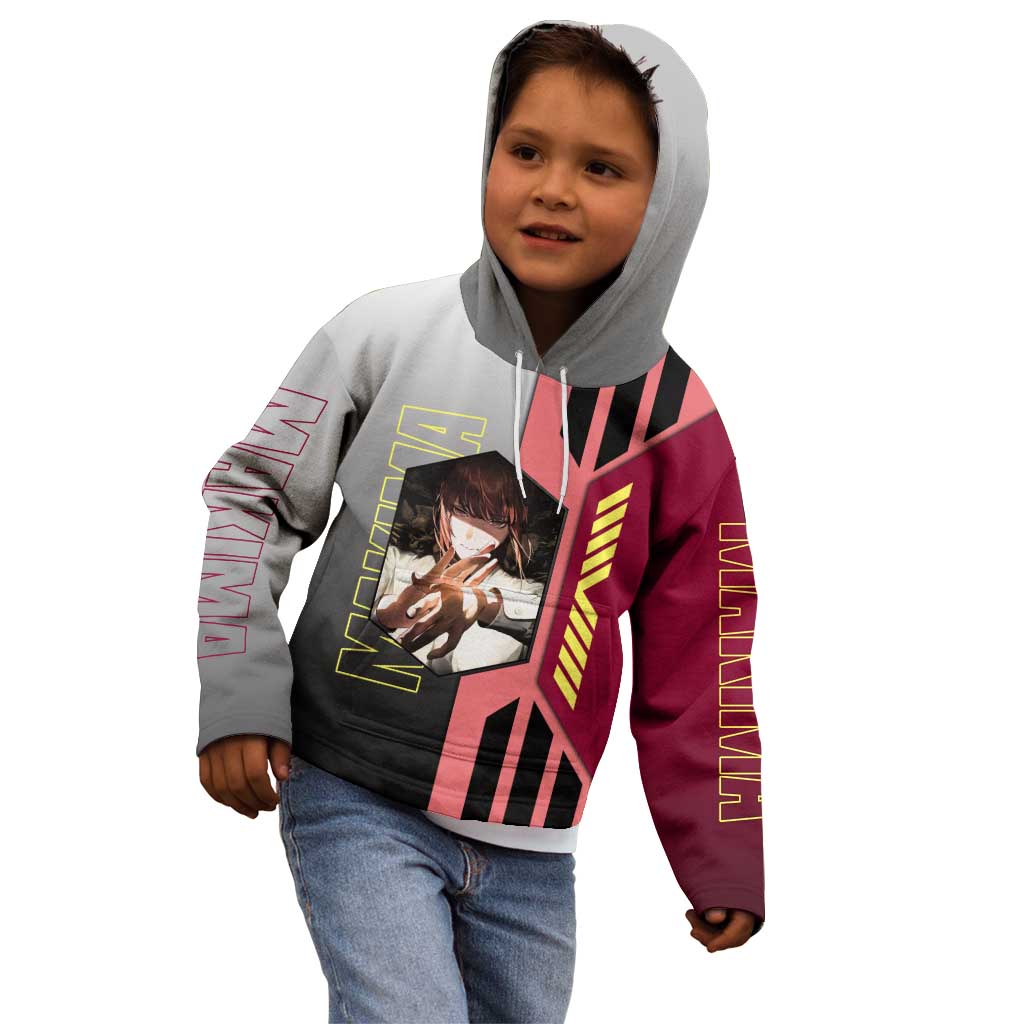 Makima from Chainsaw Man Kid Hoodie with Cool Posing and Character Design - The Mazicc