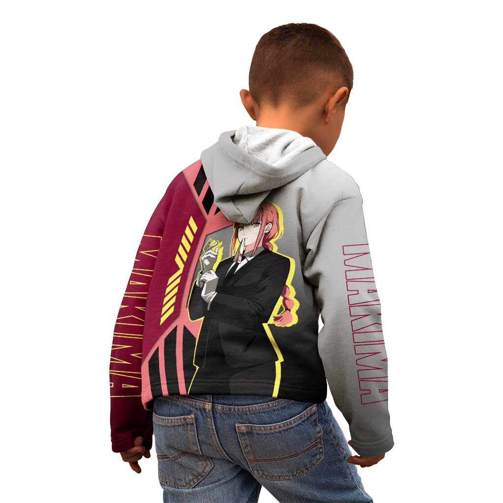 Makima from Chainsaw Man Kid Hoodie with Cool Posing and Character Design - The Mazicc