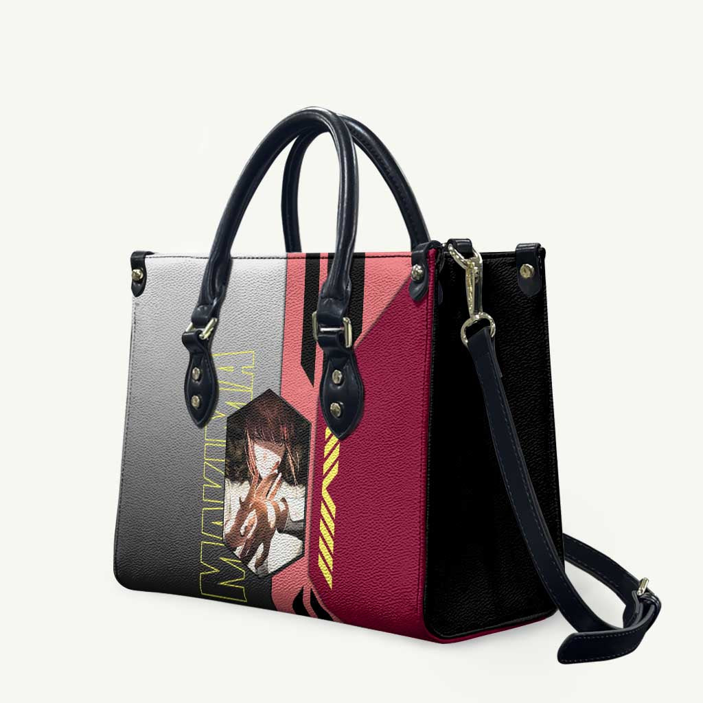 Makima from Chainsaw Man Leather Bag with Cool Posing and Character Design - The Mazicc