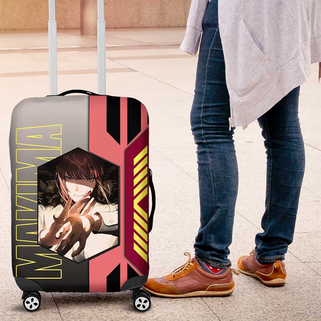 Makima from Chainsaw Man Luggage Cover with Cool Posing and Character Design - The Mazicc