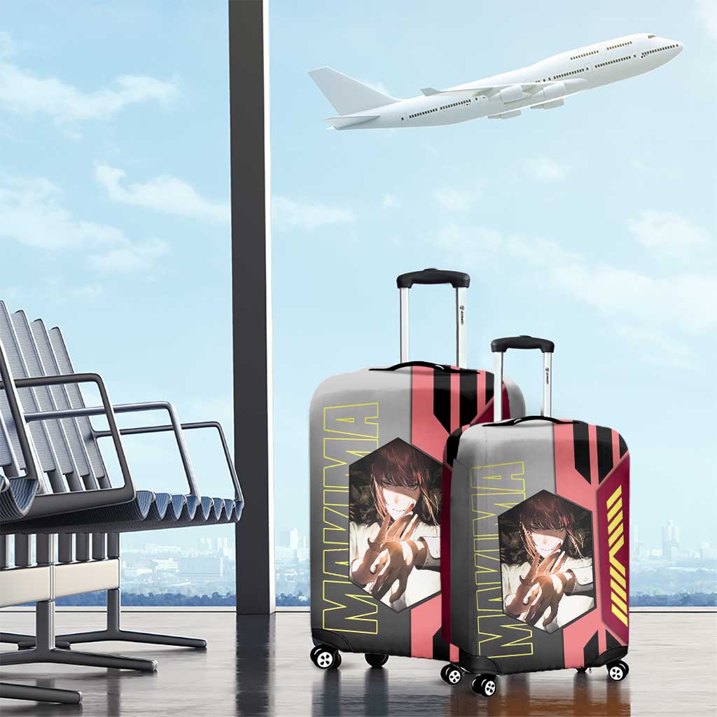 Makima from Chainsaw Man Luggage Cover with Cool Posing and Character Design - The Mazicc