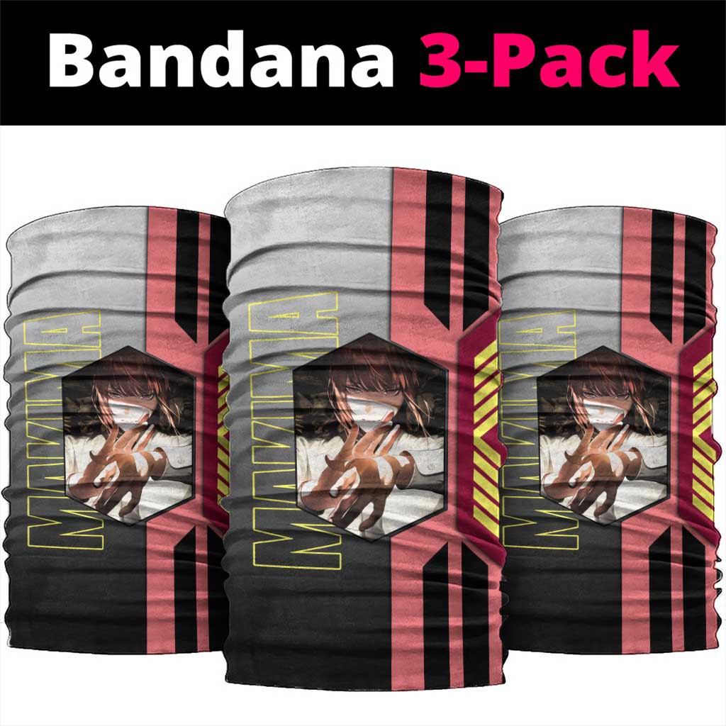 Makima from Chainsaw Man Neck Gaiter with Cool Posing and Character Design - The Mazicc