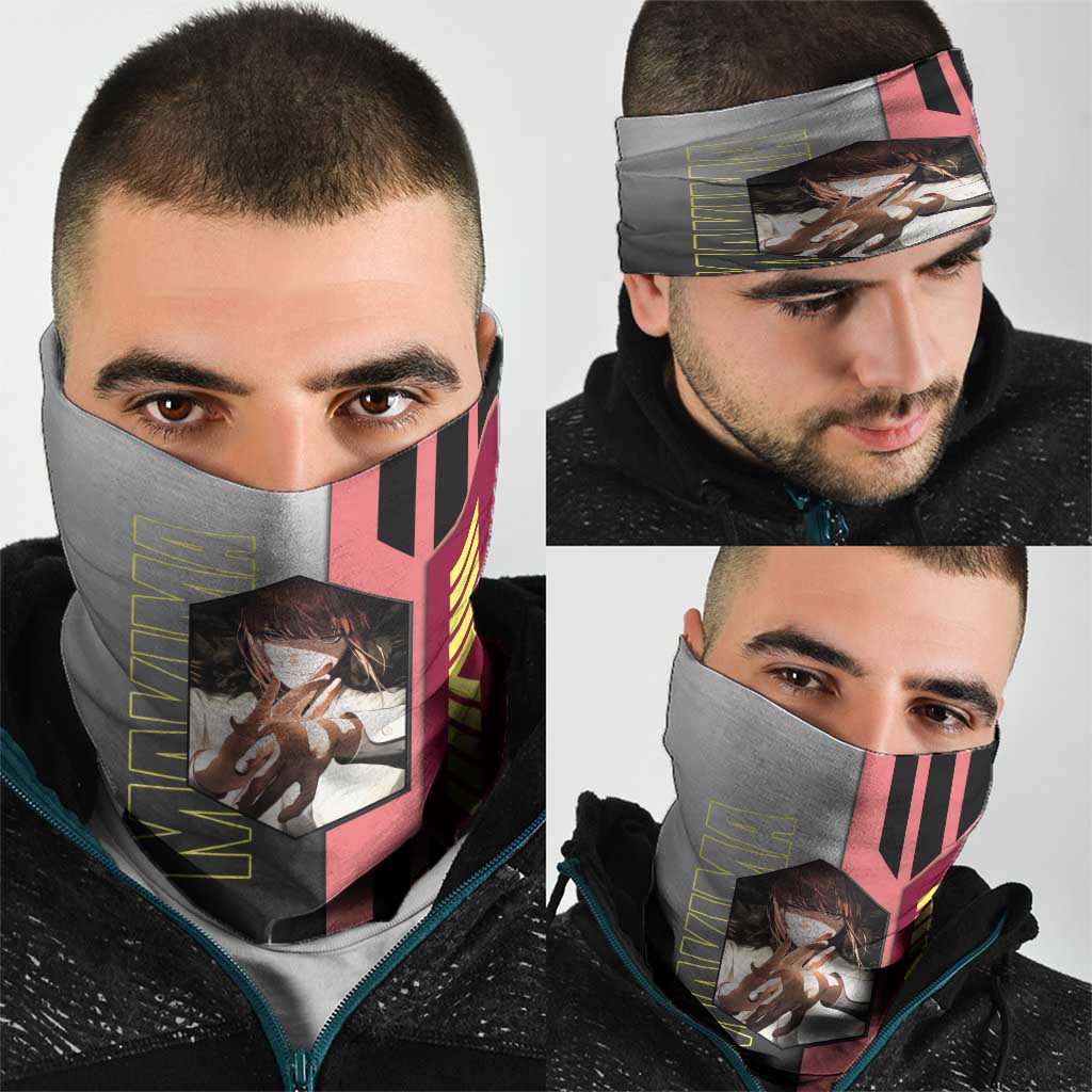 Makima from Chainsaw Man Neck Gaiter with Cool Posing and Character Design - The Mazicc