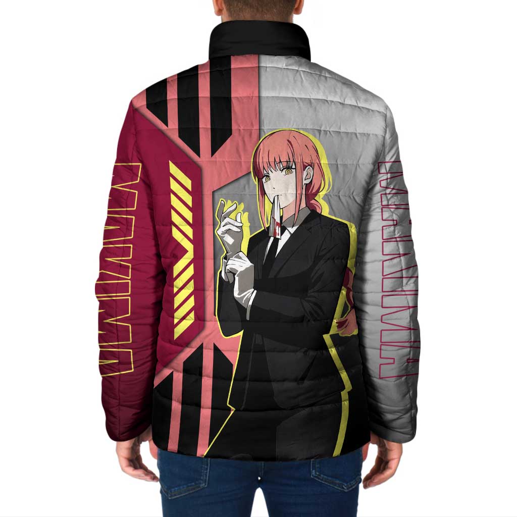 Makima from Chainsaw Man Padded Jacket with Cool Posing and Character Design - The Mazicc
