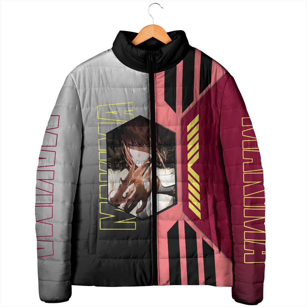 Makima from Chainsaw Man Padded Jacket with Cool Posing and Character Design - The Mazicc