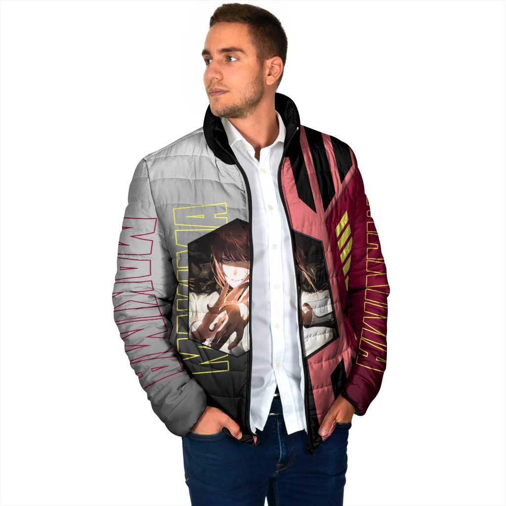 Makima from Chainsaw Man Padded Jacket with Cool Posing and Character Design - The Mazicc