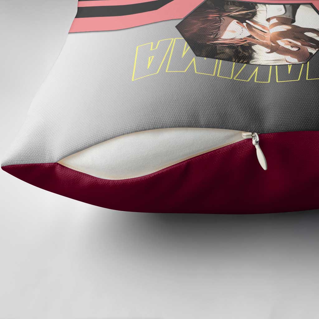 Makima from Chainsaw Man Pillow Cover with Cool Posing and Character Design - The Mazicc
