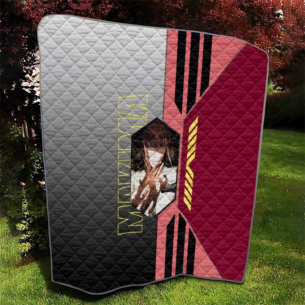 Makima from Chainsaw Man Quilt with Cool Posing and Character Design - The Mazicc