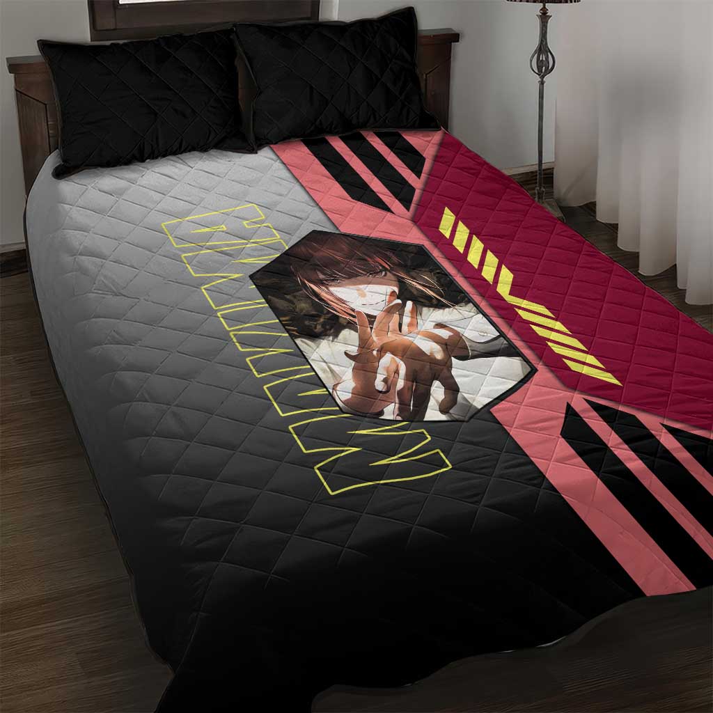 Makima from Chainsaw Man Quilt Bed Set with Cool Posing and Character Design - The Mazicc