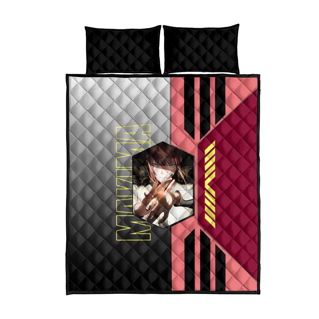 Makima from Chainsaw Man Quilt Bed Set with Cool Posing and Character Design - The Mazicc