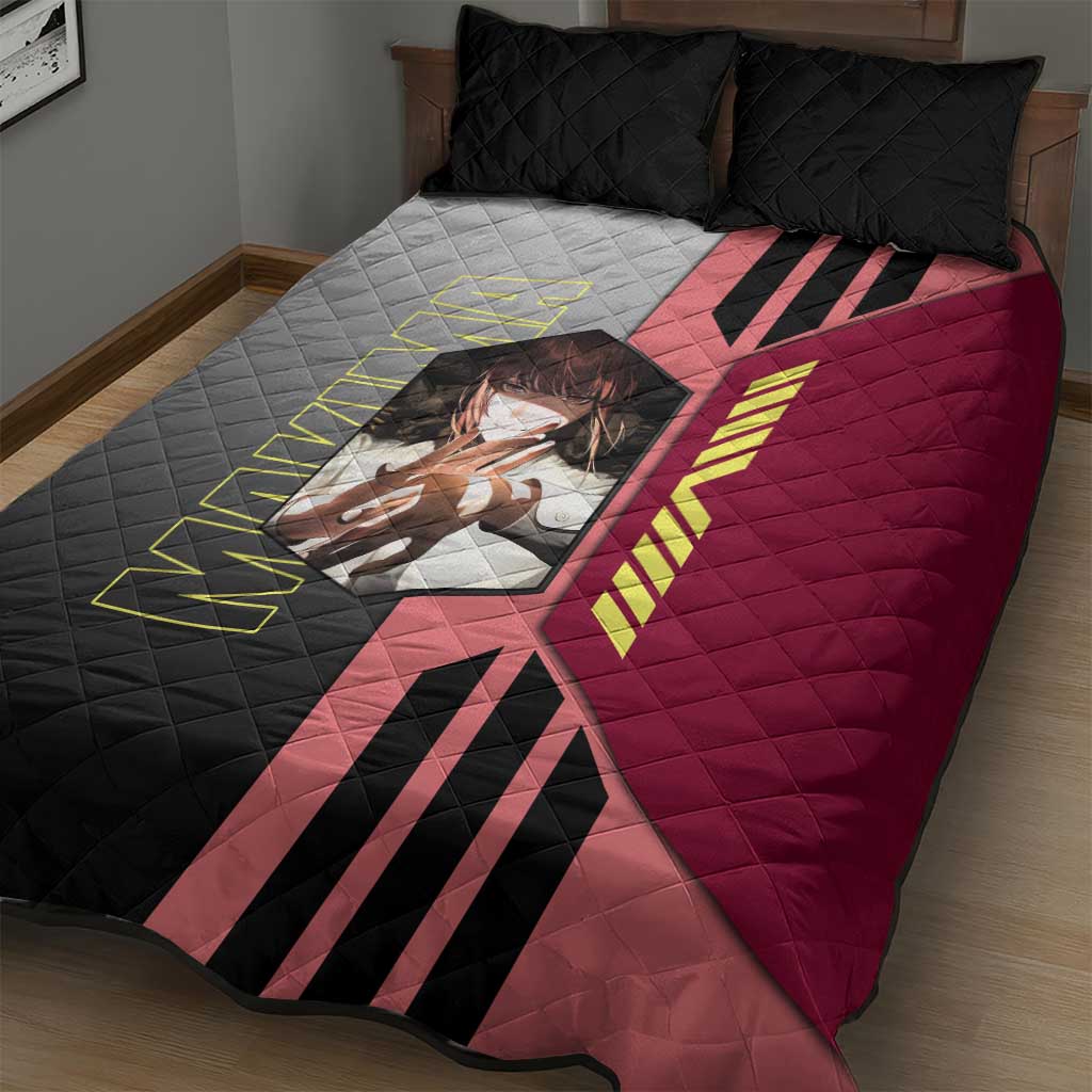 Makima from Chainsaw Man Quilt Bed Set with Cool Posing and Character Design - The Mazicc