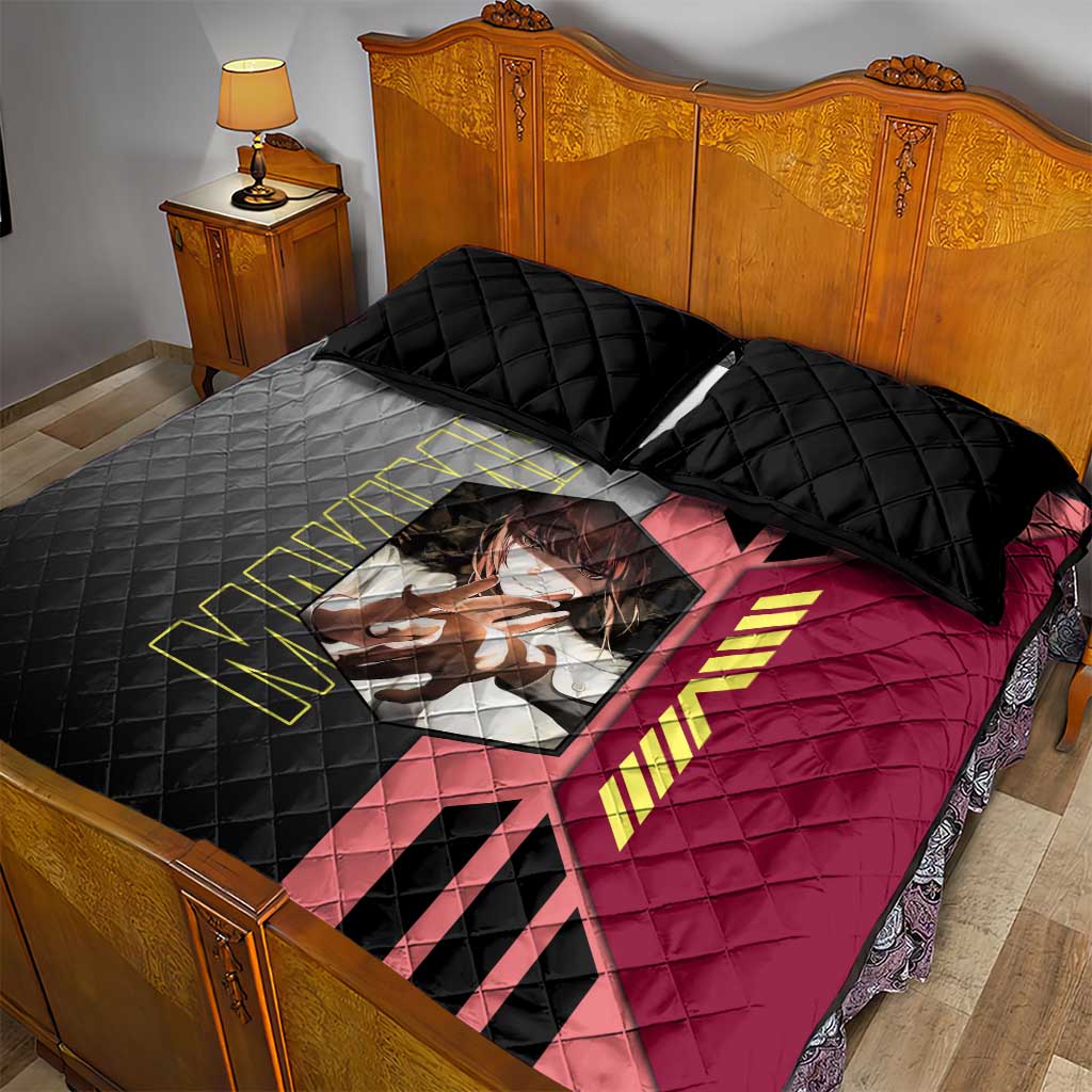 Makima from Chainsaw Man Quilt Bed Set with Cool Posing and Character Design - The Mazicc