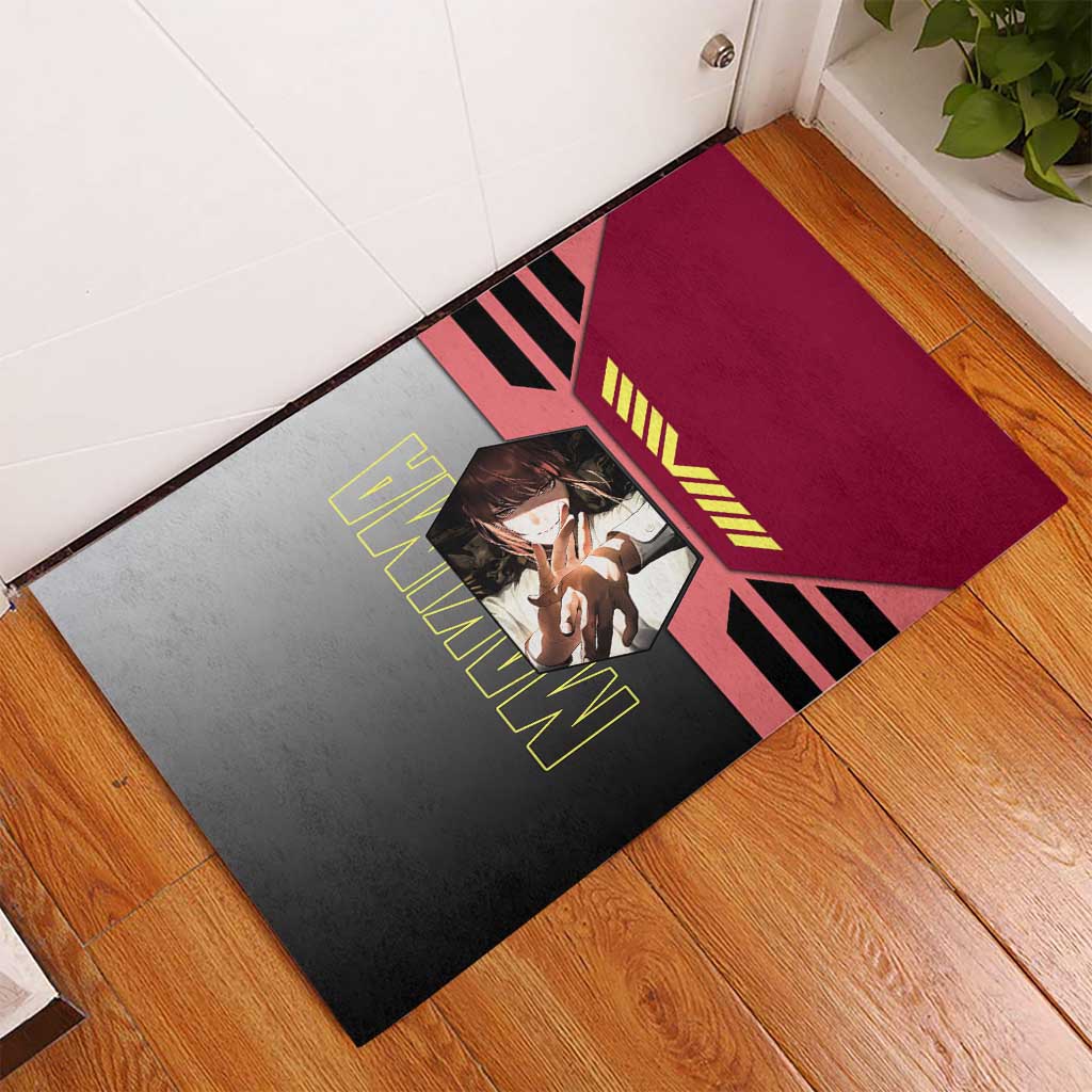 Makima from Chainsaw Man Rubber Doormat with Cool Posing and Character Design - The Mazicc