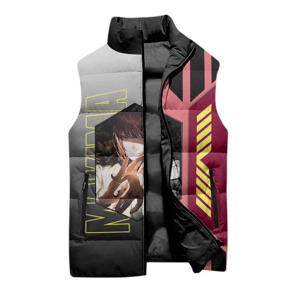 Makima from Chainsaw Man Sleeveless Puffer Jacket with Cool Posing and Character Design - The Mazicc